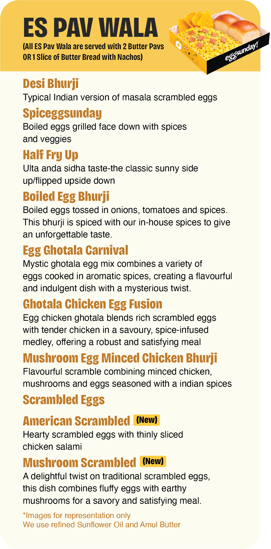 Eggsunday Menu 2