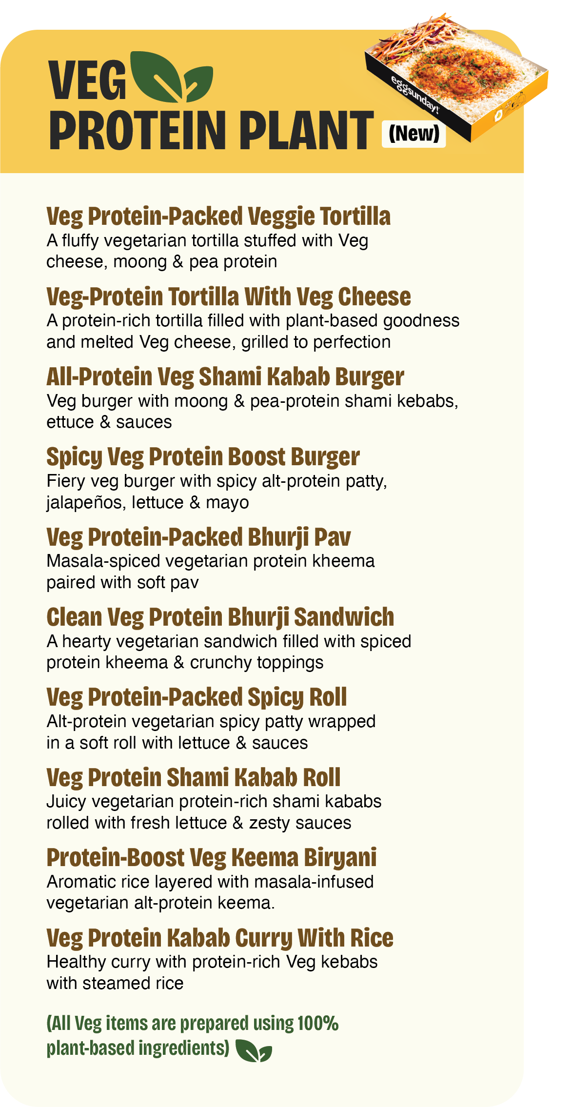 Eggsunday Menu 5